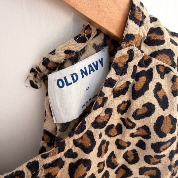 Old Navy leopard print toddler dress 4T - Picture 3 of 3